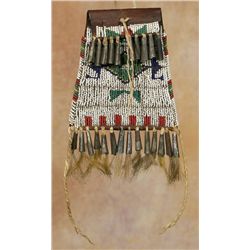 Sioux Beaded Strike-A-Light Bag