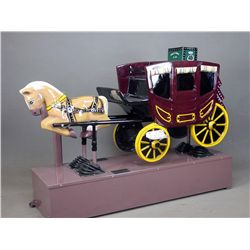 Vintage Stagecoach Kiddie Ride