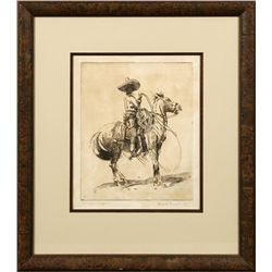 Edward Borein, etching