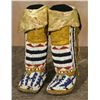 Image 2 : Cheyenne Girl's Beaded Moccasins and Leggings