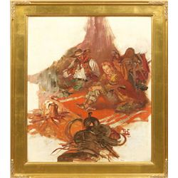 Benton Clark, oil on canvas