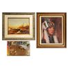 Image 1 : Lorenzo Ghiglieri, Joe Abbrescia and Ned Mueller paintings