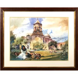 Stephen Juharos, watercolor