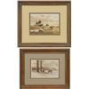 Image 1 : Jeffrey Craven, two gouaches