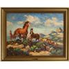 Image 1 : Olaf Wieghorst, oil on canvas