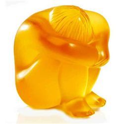 Lalique "Nude (Amber)" Sculpture