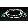 Image 2 : 371.43CTW 55in. FASHION SCARF PEARL & TURQUOISE NECKLAC