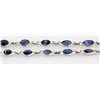 Image 2 : Natural Sapphire 22.75CT SwarovskiDesignSilverNecklace