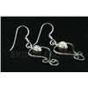 Image 2 : Cabochon Opal 0.60ctw Flower Design 0.925 Earring 3.0g