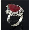 Image 1 : RUBY CORRUNDUM 27.05CTW STERLING SILVER RING