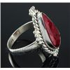 Image 2 : RUBY CORRUNDUM 27.05CTW STERLING SILVER RING