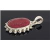 Image 2 : RUBY CORRUNDUM 34.61CTW STERLING SILVER PENDANT