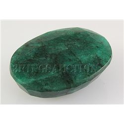 Emerald 160.08ctw Loose Gemstone 44x32x16mm Oval Cut