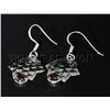 Image 2 : Natural Tourmaline 17.72ctw Star Design .925 Earring