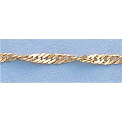 Pure Gold 16  14k Singapore Gold-Yellow 1.5mm Chain