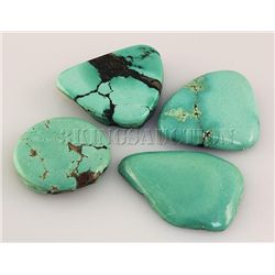 Natural Turquoise 163.62ctw Loose Gemstone 2pc Big Size