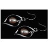 Image 2 : Natural 3.92g Pearl Spiral Dangling Silver Earring