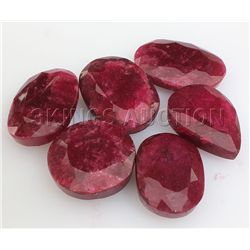 Ruby 127.44 ctw Loose Gemstoen Mix Sizes & Shapes