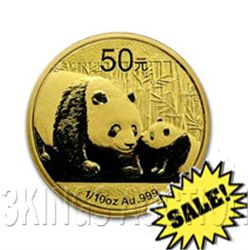 Chinese Gold Panda 10th Ounce 2011