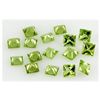 Image 2 : Peridot 5.31 ctw Loose Gemstone 4x4mm Princess Cut