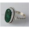 Image 2 : EMERALD BERYL 23.93CTW STERLING SILVER RING