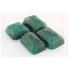 Image 1 : 182.54ctw Faceted Loose Emerald Beryl Gemstone Lot of 4