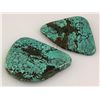 Image 1 : Natural Turquoise 107.55ctw Loose Gemstone 2pc Big Size