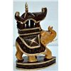 Image 1 : Haldu Wood Ambabari Pavati Elephant size 10in.x8in.x5in