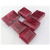 Image 1 : Ruby 126.38 ctw Loose Gemstone Mix Sizes Emerald Cut