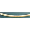 Image 1 : OMEGA NECKLACE 4mm 18in. 27.1 grs 14kt Y Gold