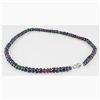 Image 2 : 174.63ctw Natural Multi-Color Rondelles Necklace