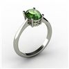 Image 1 : Tourmaline 1.18 ctw Ring 14kt White Gold