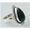 Image 2 : EMERALD BERYL 26.97CTW STERLING SILVER RING