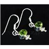 Image 1 : 1.80CT Peridot Bezel Design 0.925 Hook Earring 2.07g