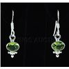 Image 2 : 1.80CT Peridot Bezel Design 0.925 Hook Earring 2.07g