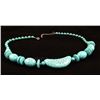 Image 2 : 297.88CTW FASHION BEADED TURQUOISE SILVER NECKLACE