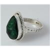 Image 2 : EMERALD BERYL 22.02CTW STERLING SILVER RING