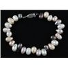 Image 2 : 110.7CTW 9" BLACK-WHITE-PEACH-LAVENDER FRESHWATER PEARL