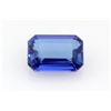 Image 1 : 7.31 ct Tanzanite African Stone Emerald approx. 9.5x13.