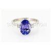 Image 2 : 2.79 ctw Tanzanite & Diamond Ring 10kt, G-SI1, AAA