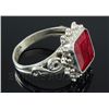 Image 2 : RUBY CORRUNDUM 27.05CTW STERLING SILVER RING