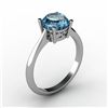 Image 1 : Topaz 1.55 ctw Ring 14kt White Gold