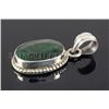 Image 2 : EMERALD BERYL 24.58CTW STERLING SILVER PENDANT