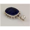 Image 2 : SAPPHIRE CORRUNDUM 38.91CTW SILVER PENDANT
