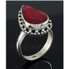 Image 1 : RUBY CORRUNDUM 26.94CTW STERLING SILVER RING