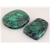 Image 1 : Natural Turquoise 154.44ctw Loose Gemstone 2pc Big Size