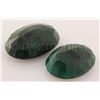 Image 2 : 78.07ctw Faceted Loose Emerald Beryl Gemstone Lot of 2