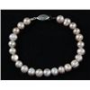 Image 1 : 83.13CTW 7" LAVENDER FRESHWATER PEARL BRACELET METAL LO