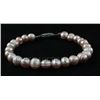 Image 2 : 83.13CTW 7" LAVENDER FRESHWATER PEARL BRACELET METAL LO