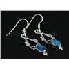 Image 2 : Opal Doublet 12.36ctw Cute Design .925 Hook Earring